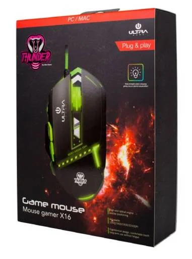 Mouse Gamer Ultra Thunder X16
