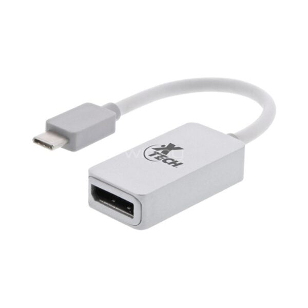 Adaptador Xtech USB-C Macho to DisplayPort Hembra 4k
